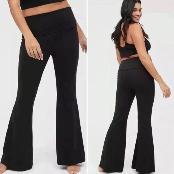 NEW OFFLINE By Aerie OG High Waisted Super Flare Legging - Picture 1 of 6